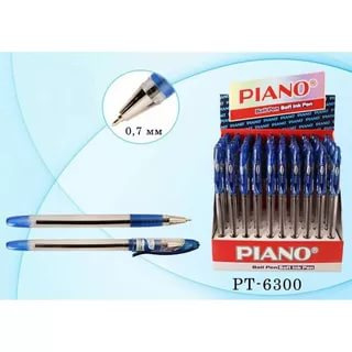 Ручка шар PIANO PT-6300-A 0,7мм ассорти фото 1