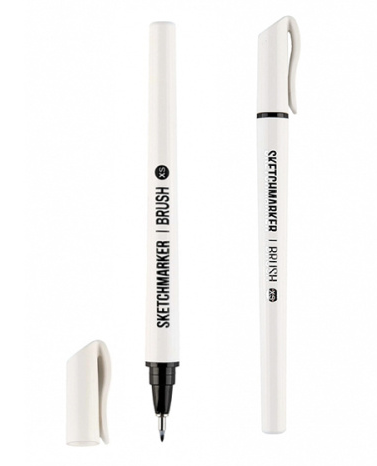 Линер Sketchmarker brush extra small черная фото 1
