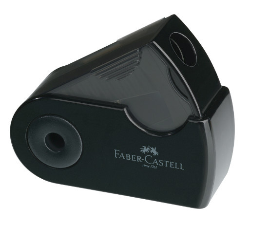 Точилка Faber Castell Sleeve мини-простая черная фото 1