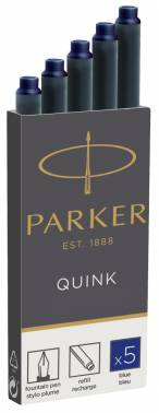 Баллончики PARKER Cartridge Quink синие карт.кор 1950384 фото 1