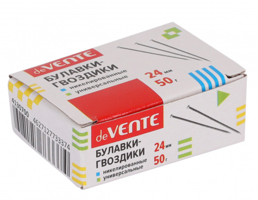Булавки deVente гвоздики 24мм метал фото 1