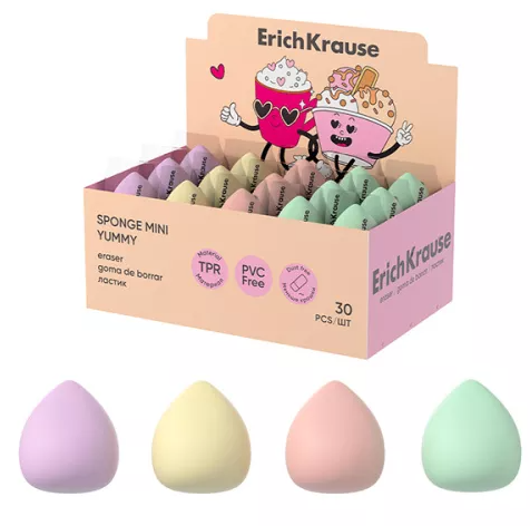 Ластик EK Sponge Mini Yummy 30*28*28мм фото 1