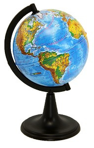 Глобус физический d=250мм фото 1