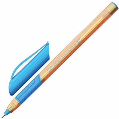 Ручка шар Brauberg Extra Glide GT Sky Blue масляная с грипом светло-синяя игольчатый узел фото 1