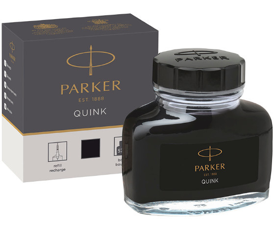 Чернила Parker Bottle Quink 57мл черные 1950375 фото 1
