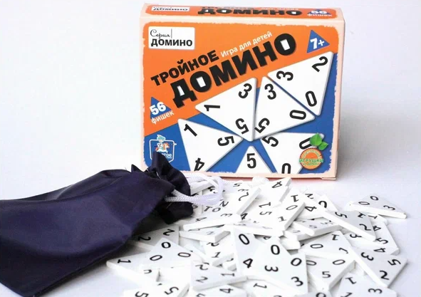 Игра Тройное домино 02982 фото 1