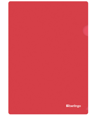 Папка-уголок Berlingo А4 Soft Touch 200мкм, софт-тач, коралловая фото 1