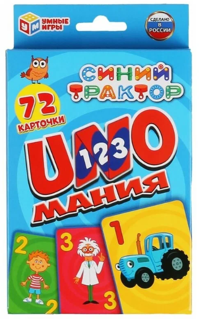 Игра Развивающие карточки Уномания Синий трактор 299786      фото 1