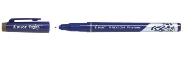 Линер Пиши-стирай Pilot Erasable Frixion Fineliner коричневый 0,45мм фото 1