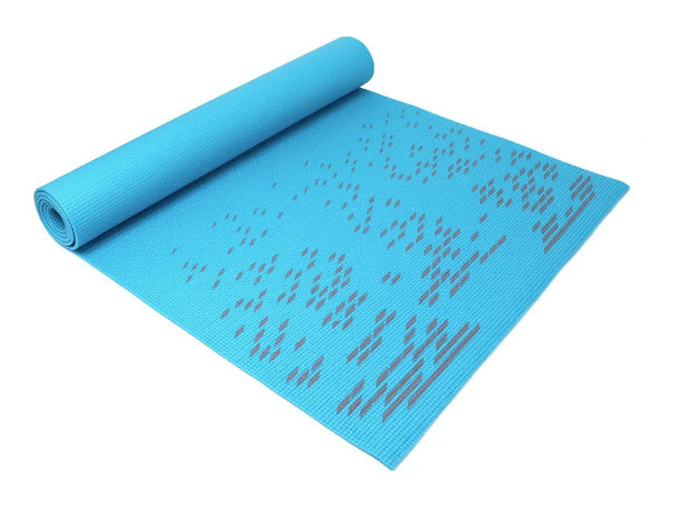 Коврик для йоги ESPADO PVC 173*61*0.3см голубой(принт) ES2124 1/10 фото 1