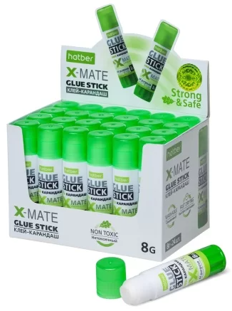 Клей-карандаш Хатбер 8гр X-Mate основа Ultra-PVA G фото 1