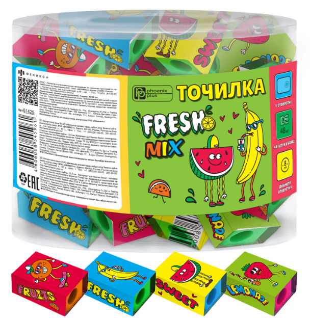 Точилка Феникс FRESH MIX 64543 фото 1