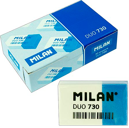 Ластик MILAN 730 Nata Duo 39*24*10мм фото 1