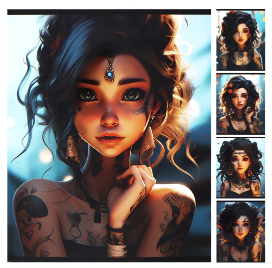 Тетрадь 48л Tattoo girl КОКОС 241510 фото 1