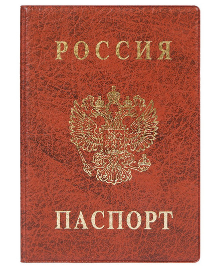 Обложка для паспорта ДПС Паспорт России вертик ПВ. фото 1