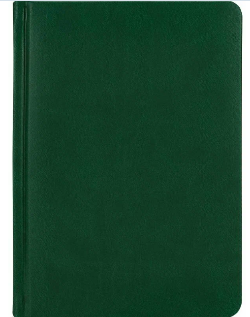 Ежедневник П-П А5 128л CLASSIC DELICATE EMERALD зеленый недатир кожзам ТМ "Profit" фото 1