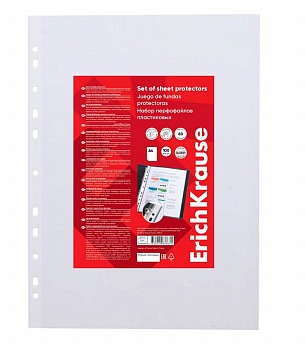 Файл А4 ЕК Glossy Clear 60мкм высокопрозрачные 100шт фото 1