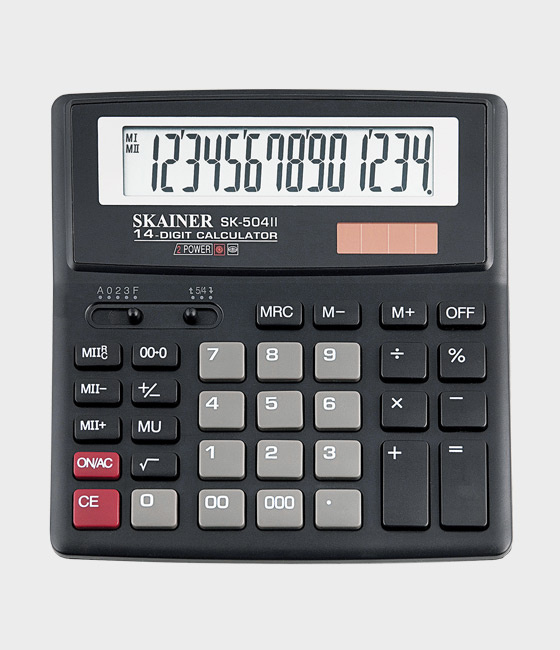 Калькулятор Skainer Electronic CO SK-504II фото 1