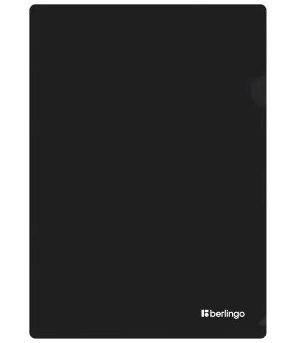 Папка-уголок Berlingo А4 Soft Touch 200мкм, софт-тач, черная фото 1